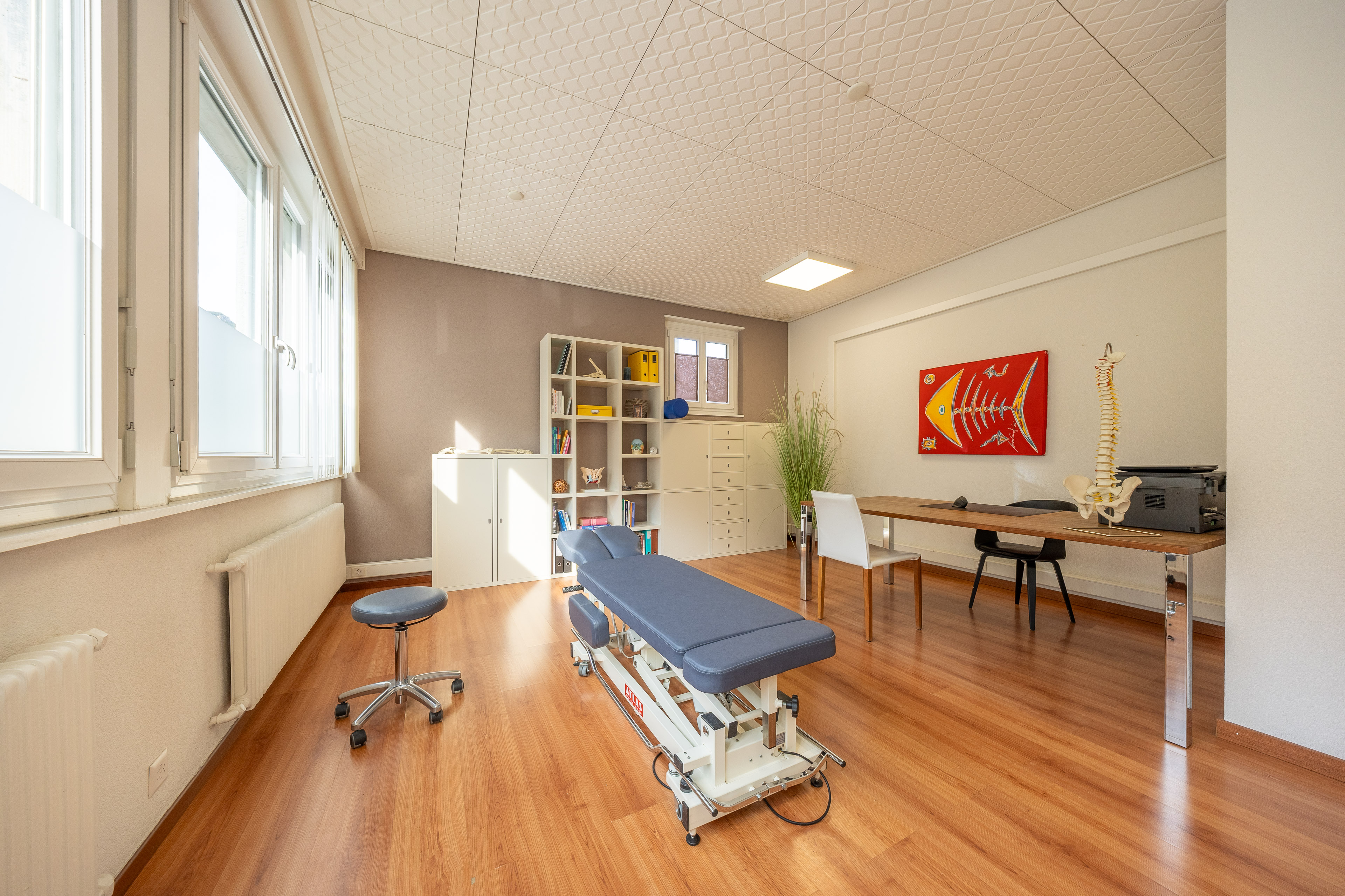 Espace d'accueil du cabinet PhysiOstéo